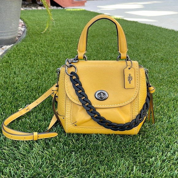 Coach Bags Coach Mini Faye Backpack W Turnlock Custom Novelty Strap